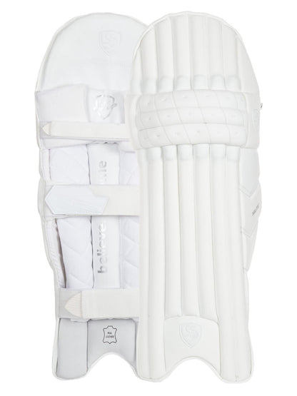 SG - Hilite White Cricket Batting Legguard Mens Size
